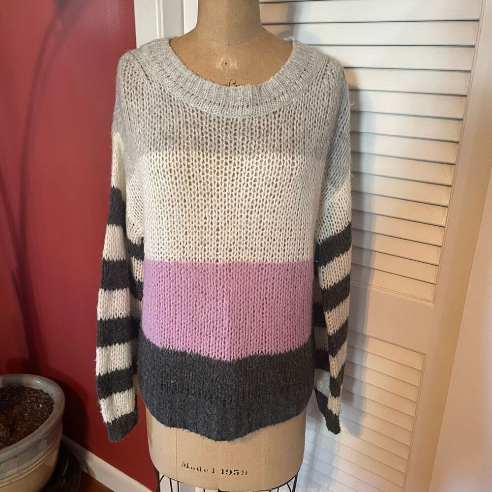 GAP | multicolor loose knit sweater S